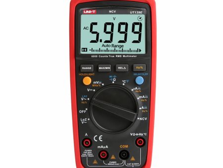 UNI-T UT139E True RMS Digital Multimeter 6000 Counts DMM LPF LOZ NCV Tester Online Sale