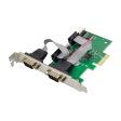 PCIE AX99100 4S DB9 I   O Express Serial Card COM1 Port RS232 Serial Card Online now