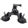 Triple Suction Cup Mount with 1 4 Threaded Head 360 Degree Tripod Ball Head on Sale