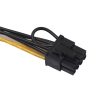 20cm SATA Power Cable Single 15pin SATA to 8pin(6+2) PCI-E Adapter Cable Supply