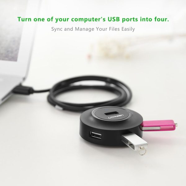 UGREEN 20277 4 Ports USB 2.0 Hub 480Mbps Data Transfer Adapter Online