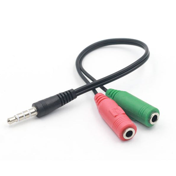 3.5mm Male to 2*Female Adapter Connector Stereo Jack Splitter Cable Online now