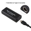 7.4x0.6mm Female to Type-C Female Converter + 15cm Type-C Cable Cheap