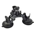 Triple Suction Cup Mount with 1 4 Threaded Head 360 Degree Tripod Ball Head on Sale