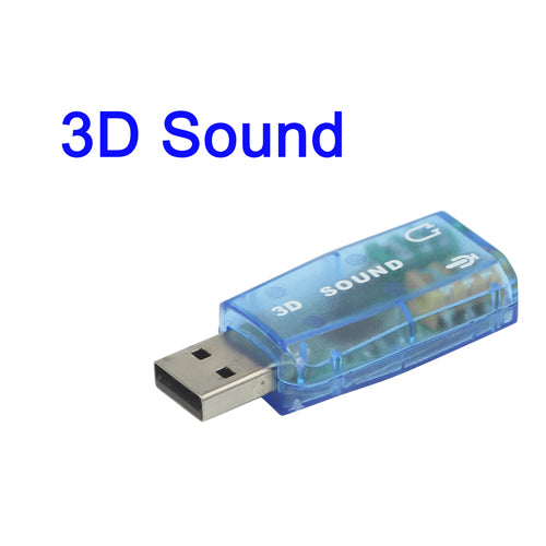 USB 2.0 to 3D Audio Sound Card Adapter Virtual 5.1 Channel For Cheap