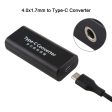 4.0x1.7mm Female to Type-C Female Converter + 15cm Type-C Cable Fashion