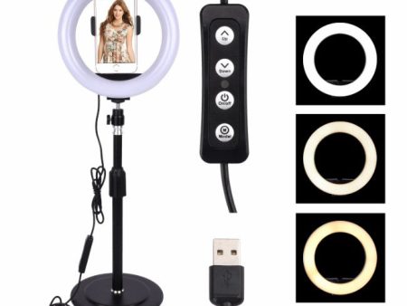 Selfie Flash Ring Light Mobile Phone Holder LED Camera Mount Long Arm USB Stand Online Sale