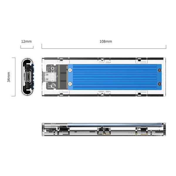 ORICO TCM2M-C3 M.2 Dual Protocol SSD Enclosure 10Gbps Discount