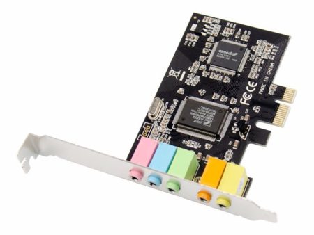 PCI Express 5.1 Channel Stereo Surrounding Sound Card CMI8738 3D Sound Card Cheap