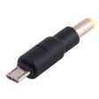 10Pcs DC Power Plug 5.5 x 1.7mm Male to Micro USB Male Adapter For Sale