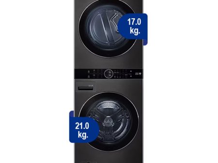 LG WT2117NHB 21 17kg WashTower All-In-One Stacked Washer Dryer on Sale