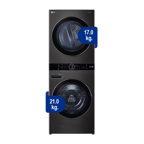 LG WT2117NHB 21 17kg WashTower All-In-One Stacked Washer Dryer on Sale