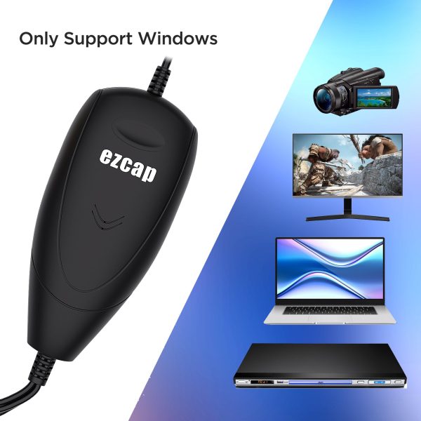 EZCAP 172 USB Video Capture Adapter for Window Xp 2000 vista 7 8 Sale