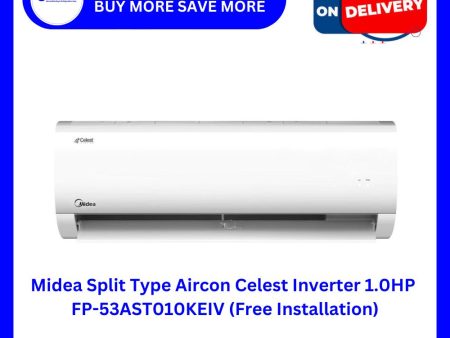 Midea Split Type Aircon Celest Inverter 1.0HP FP-53AST010KEIV Online