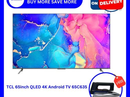 TCL 65inch QLED 4K Android TV 65C635 For Sale