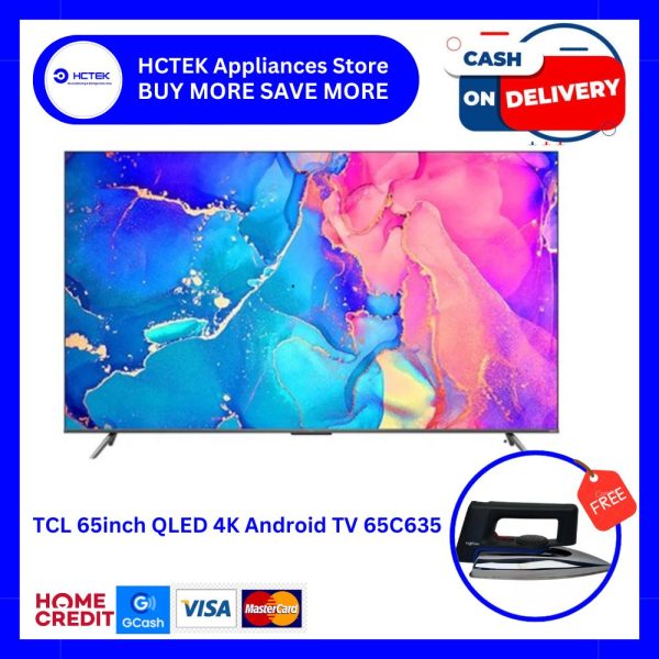 TCL 65inch QLED 4K Android TV 65C635 For Sale