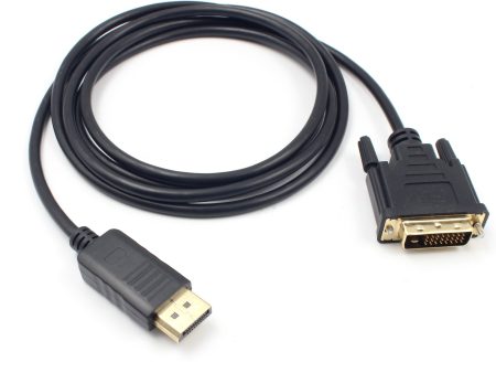 1.8m DisplayPort DP Male to DVI-D Cord Cable Adapter Online Sale