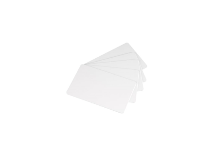 EVOLIS PVC Blank Pure White ISO Card 30mil (100 Pcs) For Sale