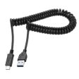 CY UC-080 USB-C Male to USB3.0 A Male Spring Cable Fashion