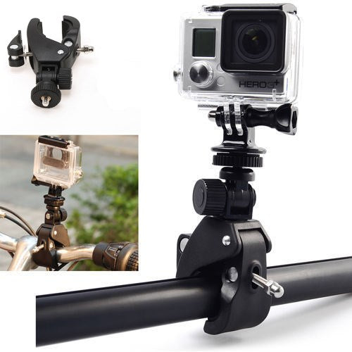 Motorcycle Bicycle Handlebar Mount Clamp for Gopro Hero 3+ 3 2 1 Camera For Discount