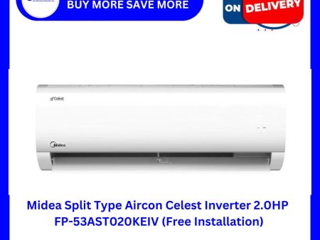 Midea Split Type Aircon Celest Inverter 2.0HP FP-53AST020KEIV Fashion