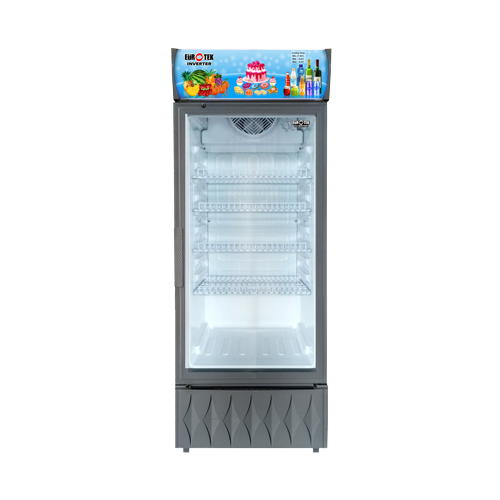 Eurotek Bottle Cooler Inverter Showcase Gray 14.0cu ft. EGS-450IS Fashion