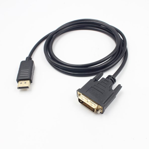 1.8m DisplayPort DP Male to DVI-D Cord Cable Adapter Online Sale