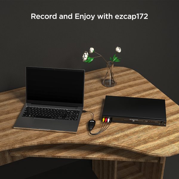 EZCAP 172 USB Video Capture Adapter for Window Xp 2000 vista 7 8 Sale