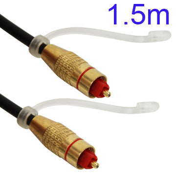 1.5M Gold Color-Plating Toslink Digital Optical Fiber Audio Cable SPDIF Online