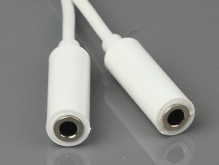 3.5mm 1 Male to 2 Female Audio Splitter Cable Earphone Connection Cord on Sale