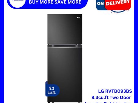 LG RVTB093BS 9.3 cu.ft. Two Door Inverter Refrigerator on Sale