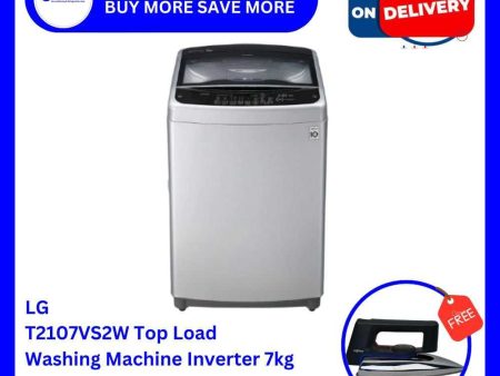 LG Top T2107VS2W Top Load Washing Machine Inverter 7kg Hot on Sale