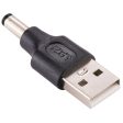 10Pcs DC Power Plug 5.5 x 2.1mm Male To USB 2.0 Adapter Discount