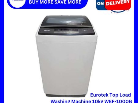 Eurotek Top Load Washing Machine 10kg EFW-1000B on Sale