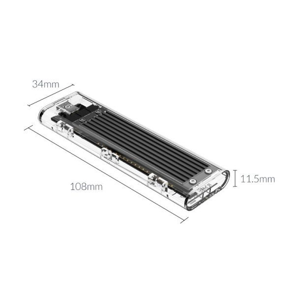 ORICO TCM2F-C3 NGFF M.2SSD to Type-c SSD Enclosure Case Online now