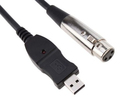 3M USB Male to XLR Female Microphone MIC Link Cable Sale