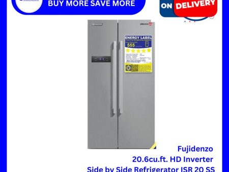 Fujidenzo 20.6 cu. ft. HD Inverter Side by Side Refrigerator ISR 20 SS For Discount