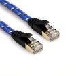 1.8M Woven Pattern CAT-7 10 Gigabit Ethernet Flat Patch Cable Supply