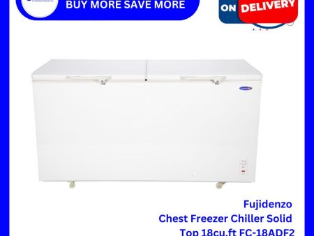 Fujidenzo Chest Freezer-Chiller Solid Top18cu ft. FC-18ADF2 Online now